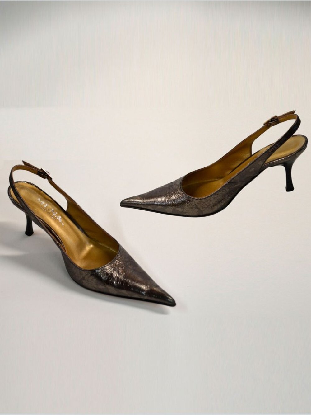 leather heels Made in Italy